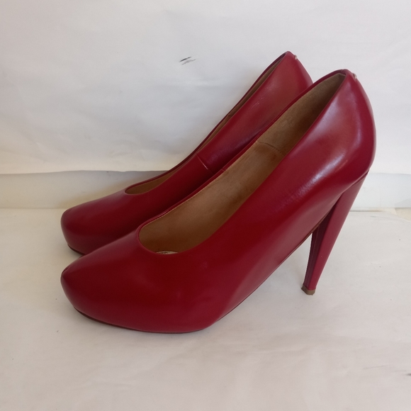 Maison Margiela Heels oversize Red size 38.5 Rare - Picture 10 of 16